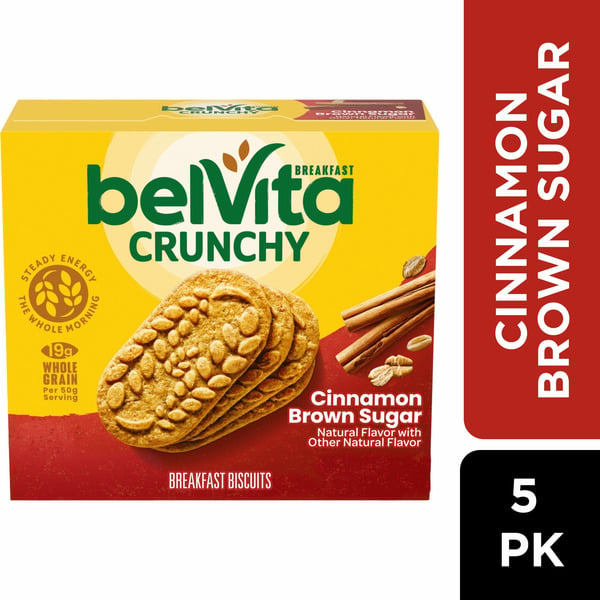 Breakfast Bars & Pastries belVita Breakfast Cinnamon Brown Sugar Breakfast Biscuits hero