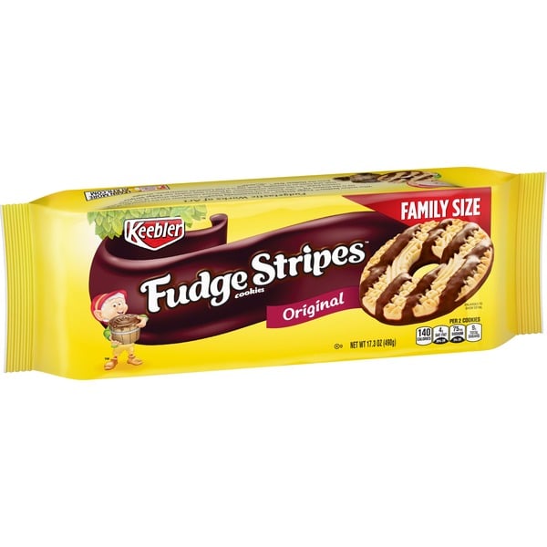 Cookies & Cakes Keebler Fudge Stripes Cookies Original hero