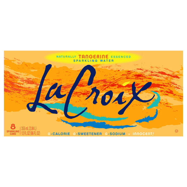 Water, Seltzer & Sparkling Water LaCroix Sparkling Water, Tangerine hero