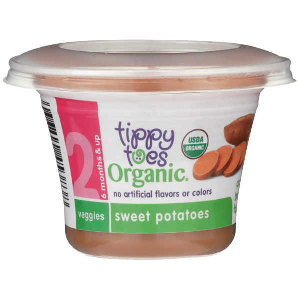 Baby Food & Formula Tippy Toes Sweet Potatoes Organic Baby Food hero