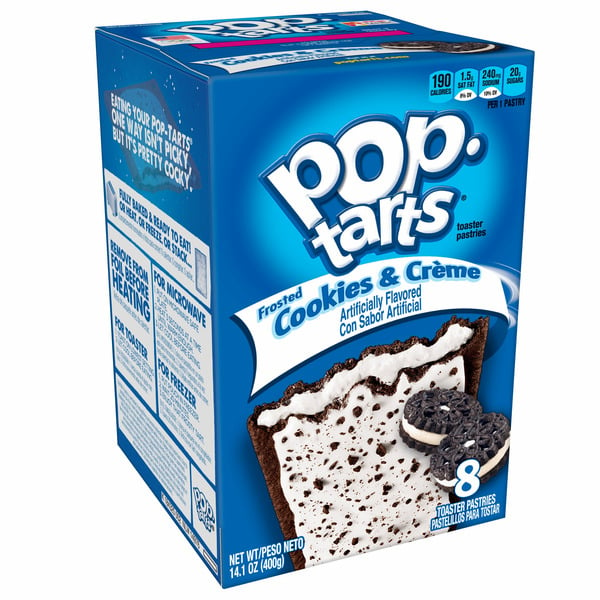 Breakfast Bars & Pastries Pop-Tarts Toaster Pastries, Breakfast Foods, Cookies and Creme hero