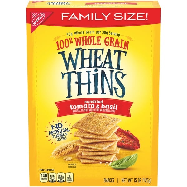 Crackers Wheat Thins Crackers, Sundried Tomato & Basil Flavor hero