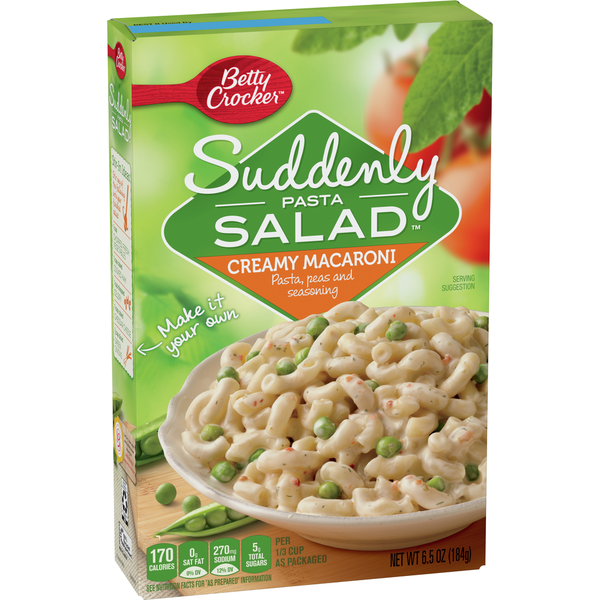 Instant Foods Betty Crocker Suddenly Creamy Macaroni Pasta Salad Mix hero