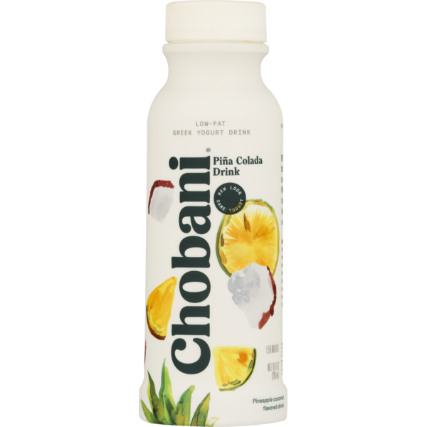 Yogurt Chobani Low-Fat Greek Yogurt Drink Pina Colada hero