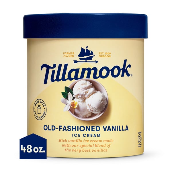 Ice Cream, Novelties & Ice Tillamook Old-Fashioned Vanilla Ice Cream hero