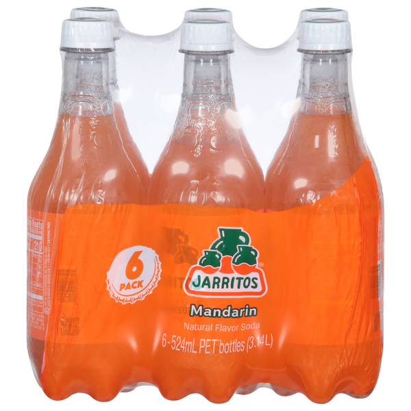 Jarritos Soda, Mandarin, 6 Pack hero