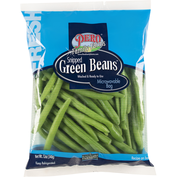 Packaged Vegetables & Fruits Pero Family Farms Green Beans, Snipped hero