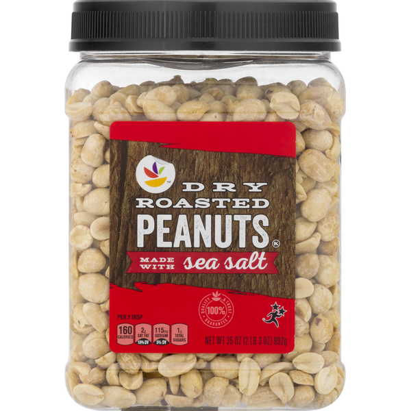 Nuts, Seeds & Dried Fruit Store Brand Peanuts, Dry Roasted, Sea Salt hero