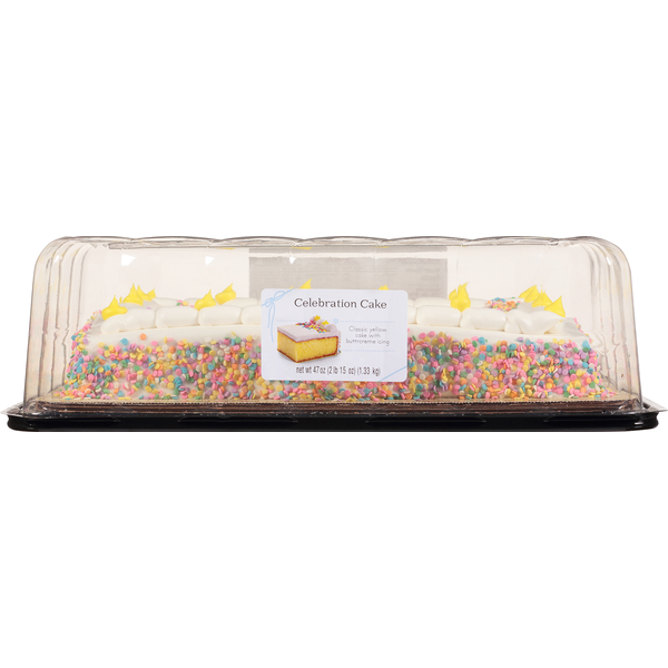 Bakery Desserts Classic Yellow Celebration Cake hero