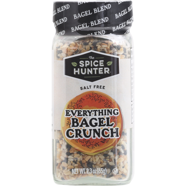 Spices & Seasonings The Spice Hunter Bagel Crunch, Salt Free, Everything hero