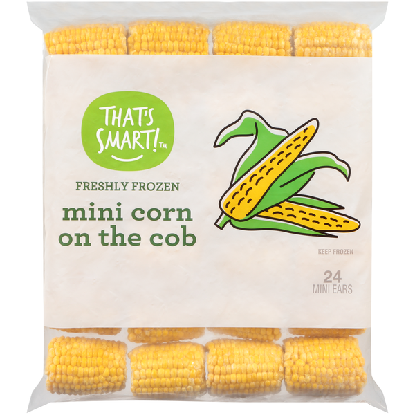 Frozen Produce That's Smart! Freshly Frozen Mini Corn On The Cob hero