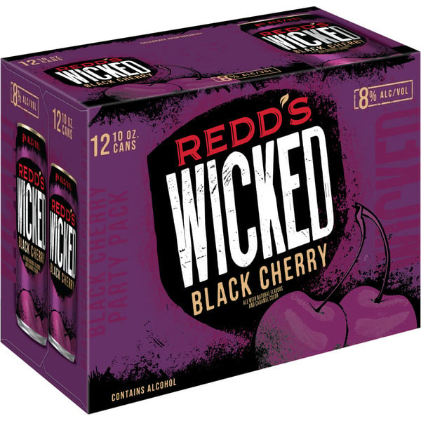 Ciders Redd's Wicked Black Chery Ale Beer hero