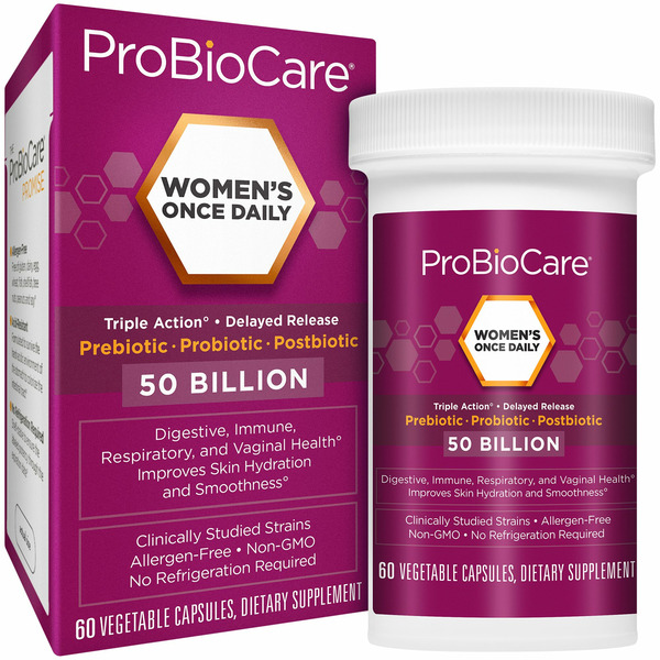 Probiotics ProBioCare Women's Once Daily 50 Billion Probiotic 50 Billion CFU Vegetarian Capsules hero