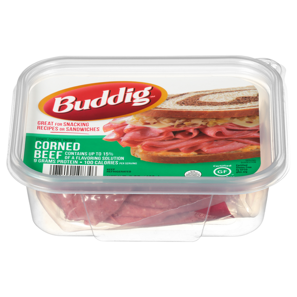 Packaged Lunchmeat Buddig Corned Beef hero