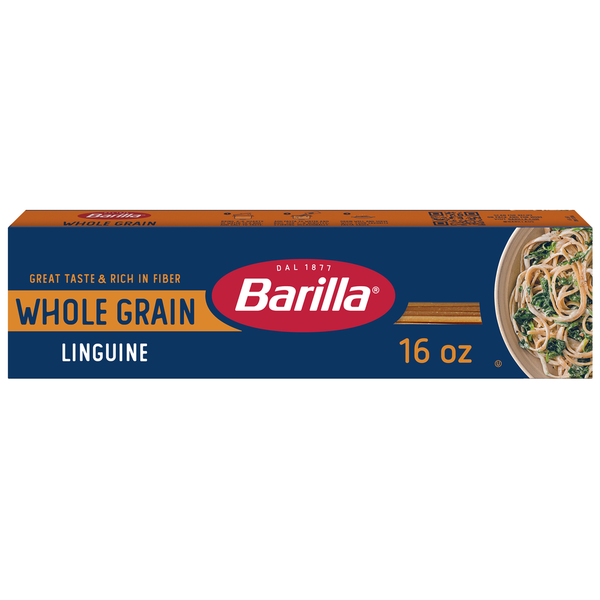 Dry Pasta Barilla Whole Grain Linguine Pasta - Non-GMO Pasta With 100% Whole Grain Durum Wheat hero