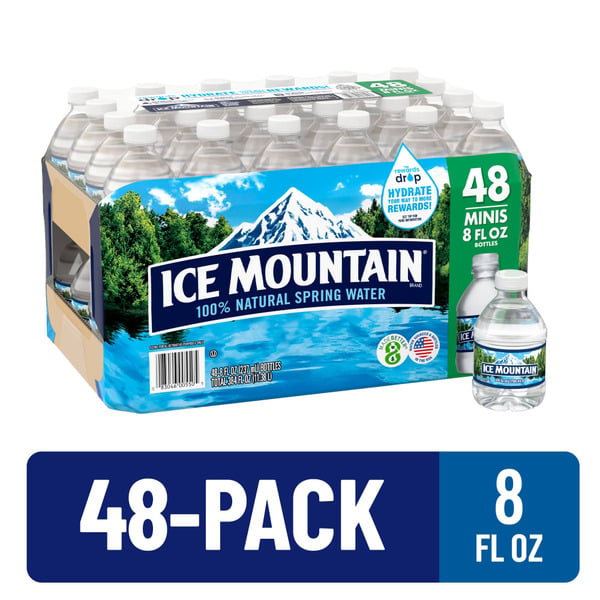 Water, Seltzer & Sparkling Water Ice Mountain 100% Natural Spring Water hero