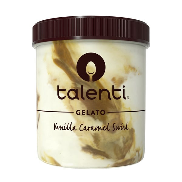 Frozen Dessert & Novelties Talenti Gelato Vanilla Caramel Swirl hero