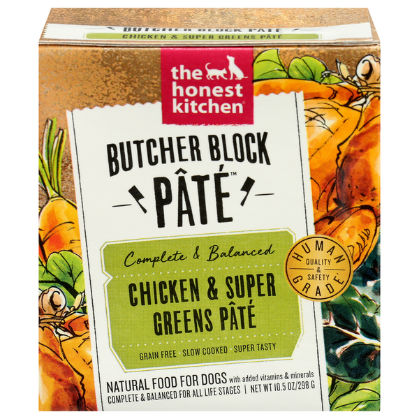 Dog Food & Care The Honest Kitchen Food for Dogs, Natural, Chicken & Super Greens Pate hero