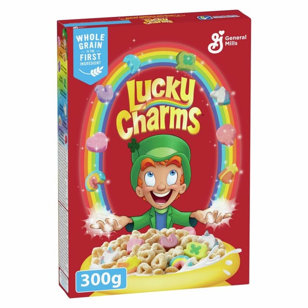 Cereal Lucky Charms Breakfast Cereal with Marshmallows, Whole Grains hero