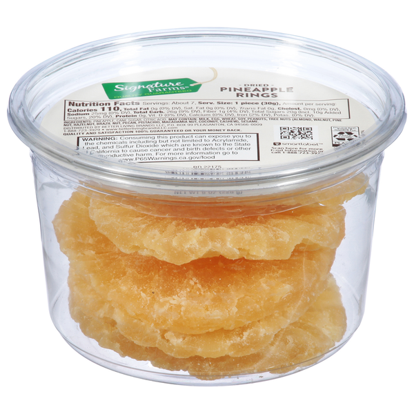 Signature Farms Pineapple Rings, Dried hero