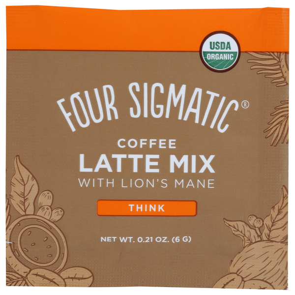 Vitamins & Supplements Four Sigmatic Coffee Latte Mix With Lion's Mane hero