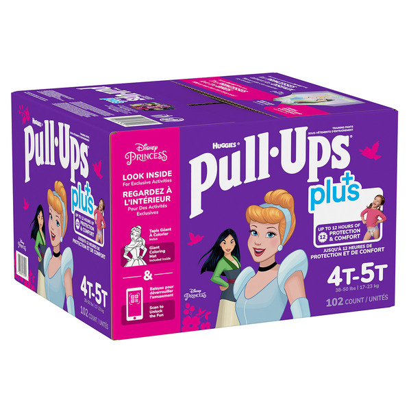 Huggies Pull Ups Training Pants For Boys and Girls Size 4T-5T PK of 10  Singles