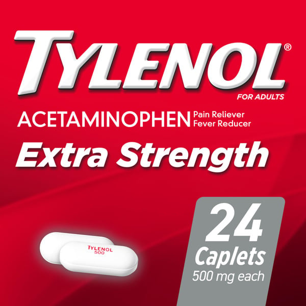 Muscles, Joints & Pain Relief TYLENOL Extra Strength 500Mg Acetaminophen Caplets hero