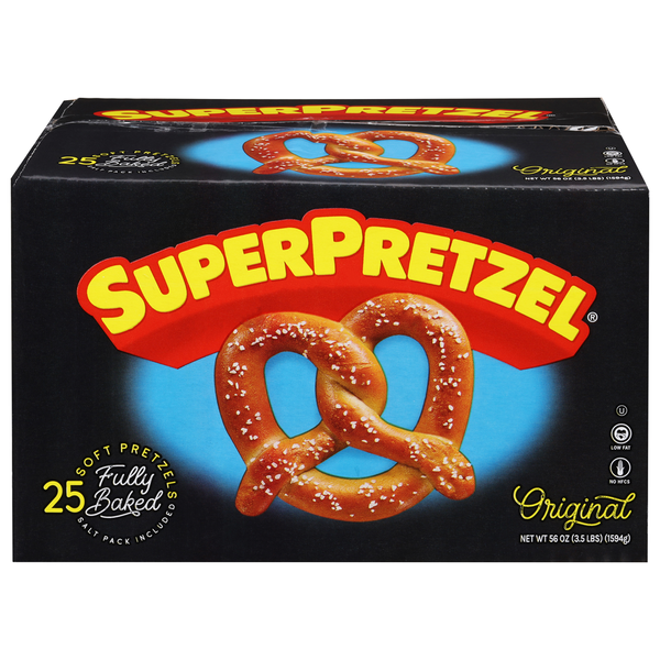 Frozen Appetizers & Sides SUPERPRETZEL Original Soft Pretzels hero