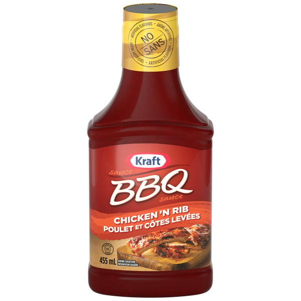 Condiments Kraft Chicken & Rib BBQ Sauce hero