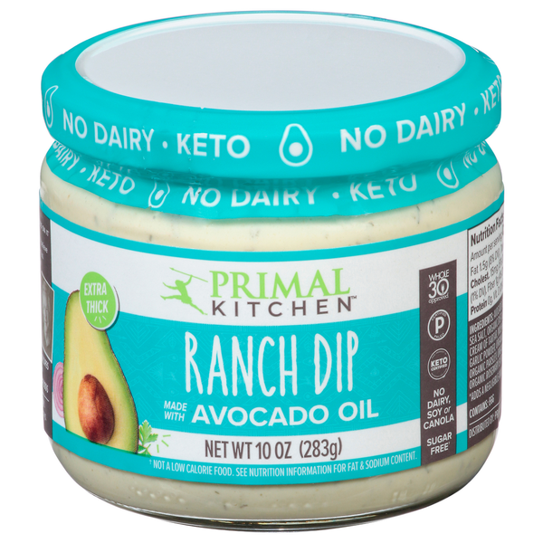 Chips & Pretzels Primal Kitchen Ranch Dip hero