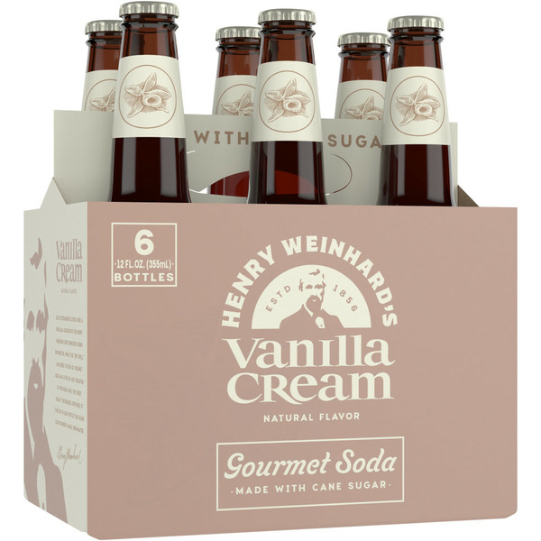 Soft Drinks Henry Weinhard's Soda Vanilla Cream Gourmet Soda hero