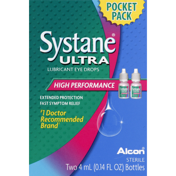 Eye & Ear Care SYSTANE Eye Drops, Lubricant, High Performance, Pocket Pack hero