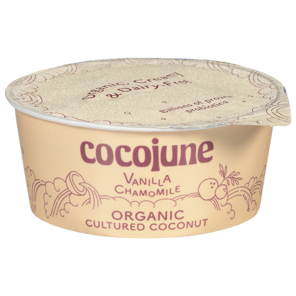 cocojune Cultured Coconut, Organic, Vanilla Chamomile hero