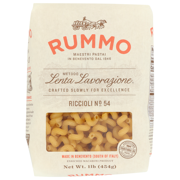 Dry Pasta Rummo Riccioli - Durum Wheat Semolina Produ hero