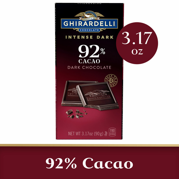 Candy, Chocolate & Gum Ghirardelli Intense Dark Chocolate Bar - 92% Cacao hero