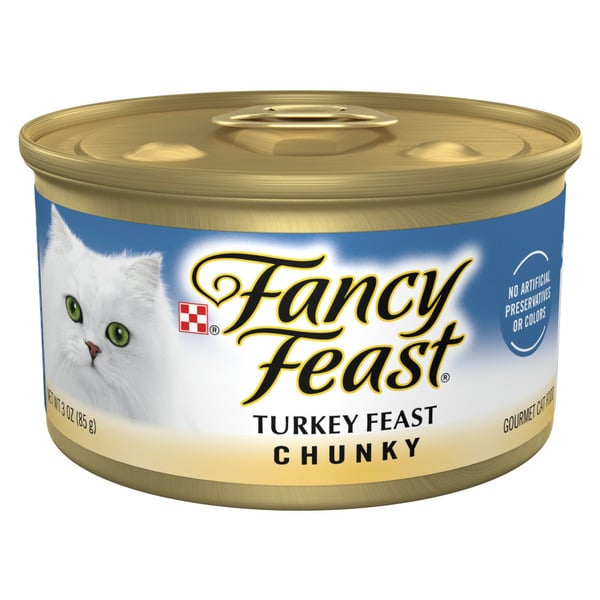 Cat Food & Care Purina Fancy Feast Chunky Turkey Feast Wet Cat Food hero