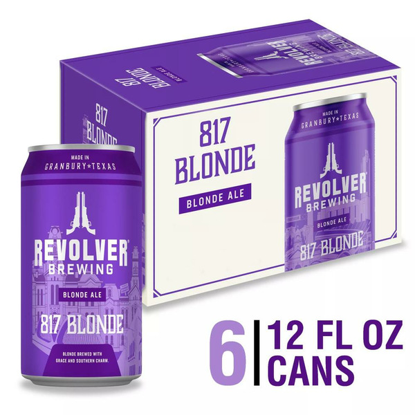 Beers & Coolers Revolver Brewing 817 Blonde Ale Beer hero