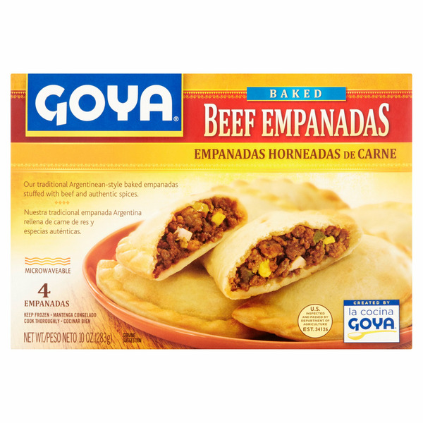 Frozen Meals Goya Baked Beef Empanadas hero