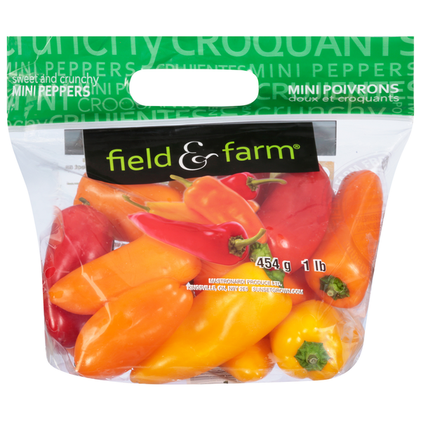 Fresh Vegetables Field & Farm Mini Peppers, Sweet and Crunchy hero