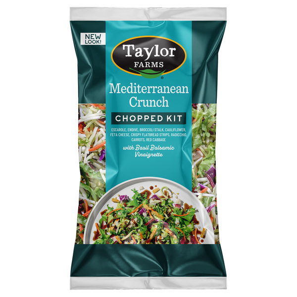 Packaged Vegetables & Fruits Taylor Farms Mediterranean Crunch Chopped Salad Kit hero