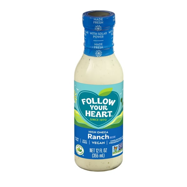 Dips, Dressings or Salad Toppings Follow Your Heart High Omega Vegan Ranch Dressing hero