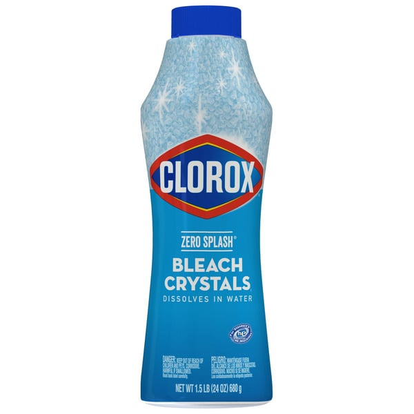 Cleaning Products Clorox Zero Splash Bleach Crystals, Regular Scent, (Package May Vary) hero