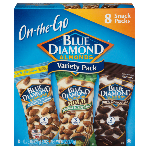 Baking Ingredients Blue Diamond Almonds, Variety Pack hero