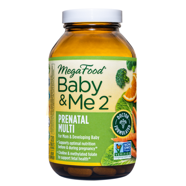 Baby First Aid & Vitamins MegaFood Baby & Me 2™ Prenatal Multi hero