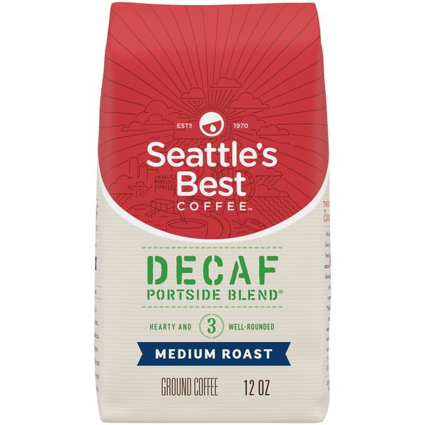 Coffee Seattle's Best Coffee Decaf Portside Blend Medium Roast Ground Coffee hero