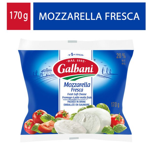 Packaged Cheese Galbani Fresh Soft Cheese Mozzarella hero