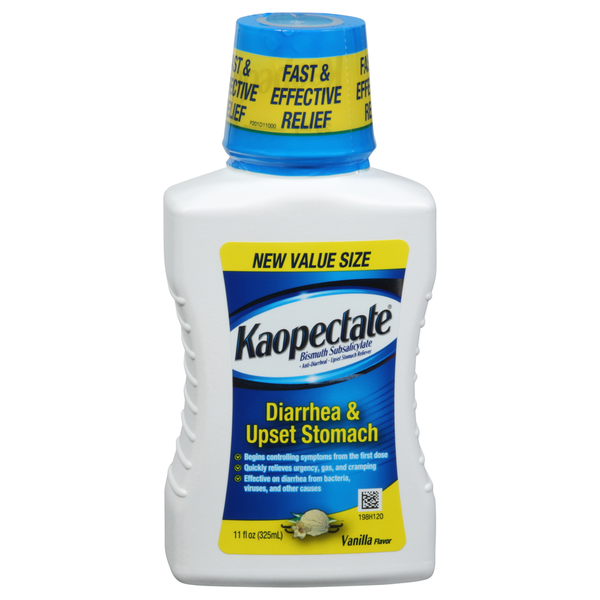 Digestion Kaopectate Diarrhea & Upset Stomach, Vanilla Flavor, Value Size hero