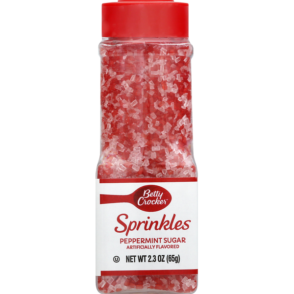 Baking Supplies & Decor Betty Crocker Sprinkles, Peppermint Sugar hero