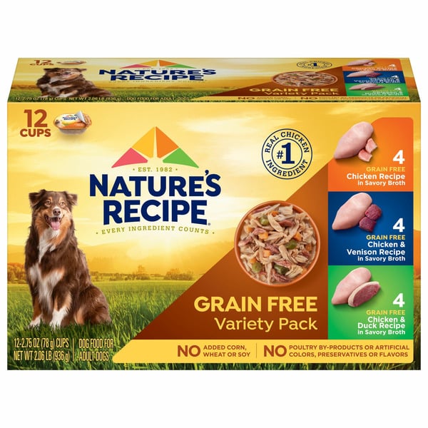 Dog Food Nature's Recipe Wet Dog Food hero