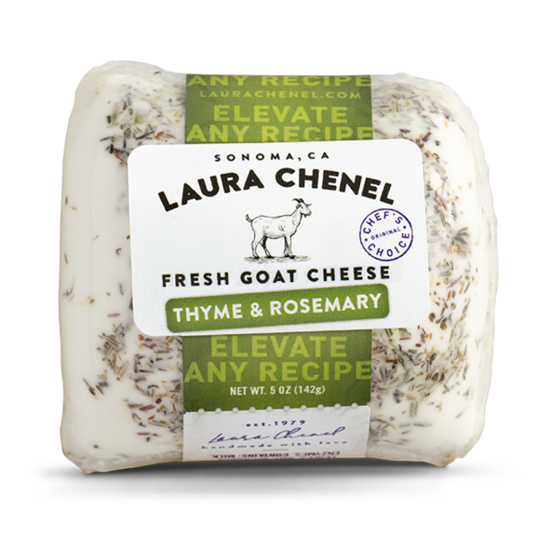 Specialty Cheese Laura Chenel Thyme & Rosemary Fresh Goat Cheese Chabis hero